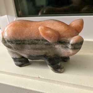 Carved pig